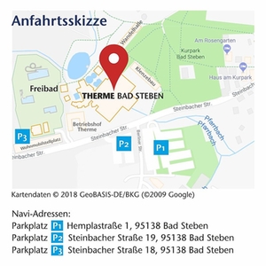 Anfahrtsskizze Parkplätze